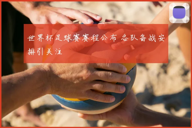 世界杯足球赛赛程公布 各队备战安排引关注